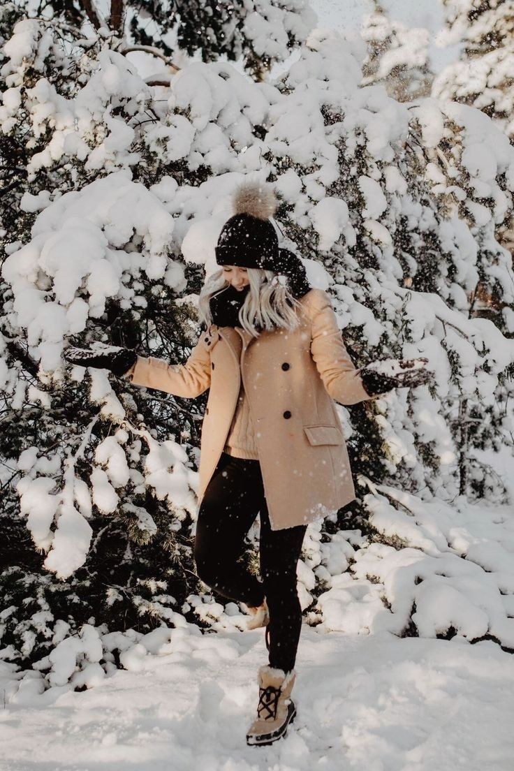 Rubias de niñas en invierno