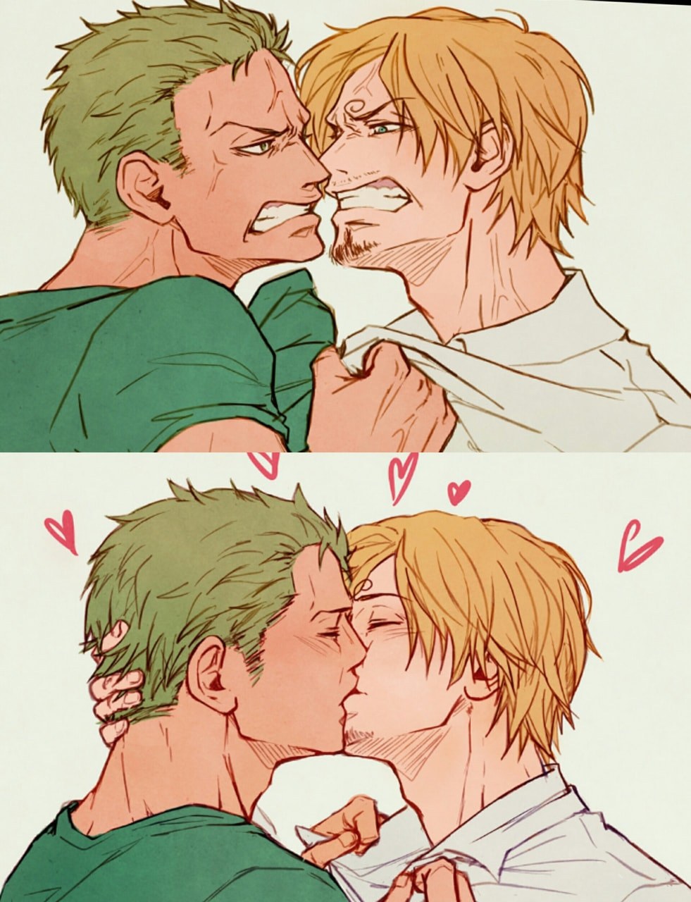 Zoro y Sanji Omegavers