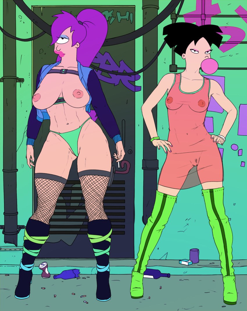 Futurama Lila y Amy Rule34