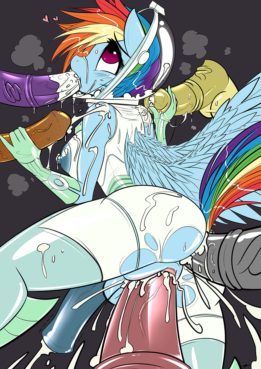 Hentai MLP Amber y Spike