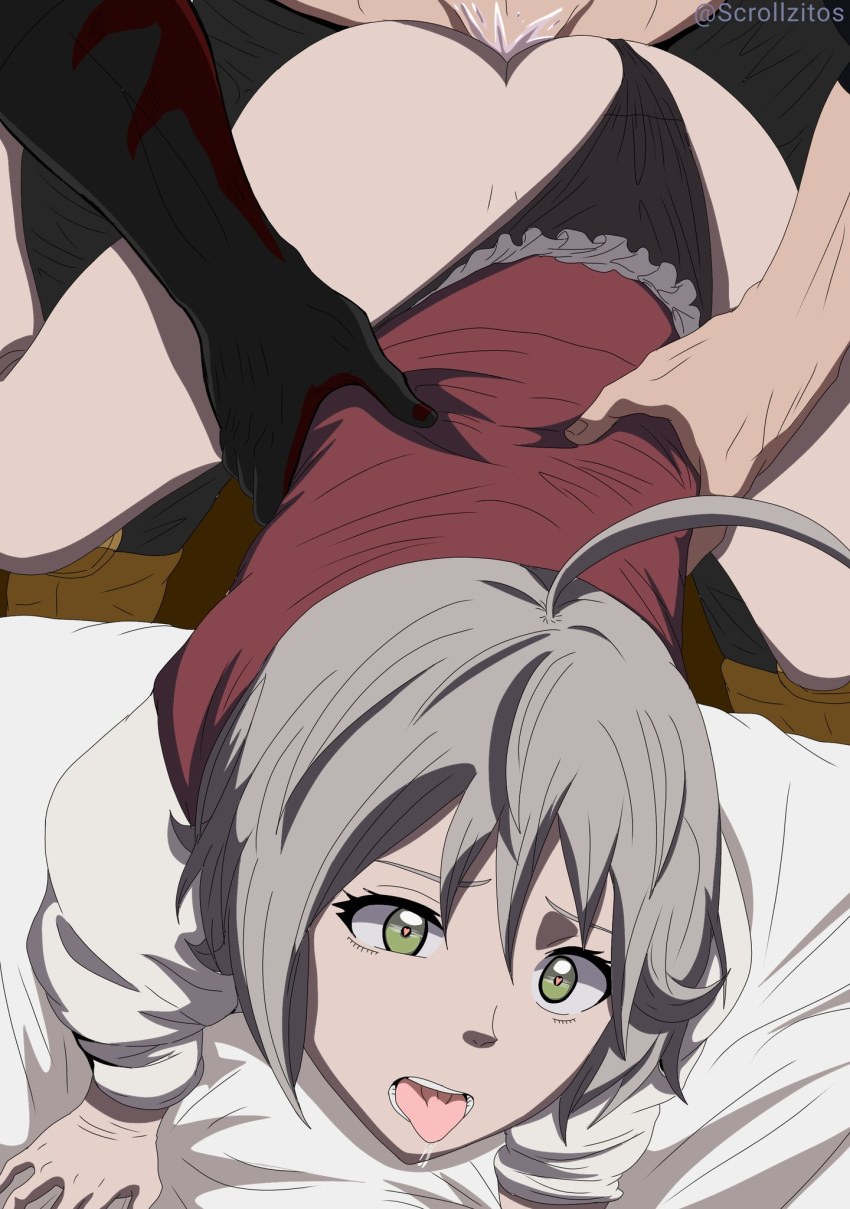 Mimosa Vermillion y Noel Silver Lesbian