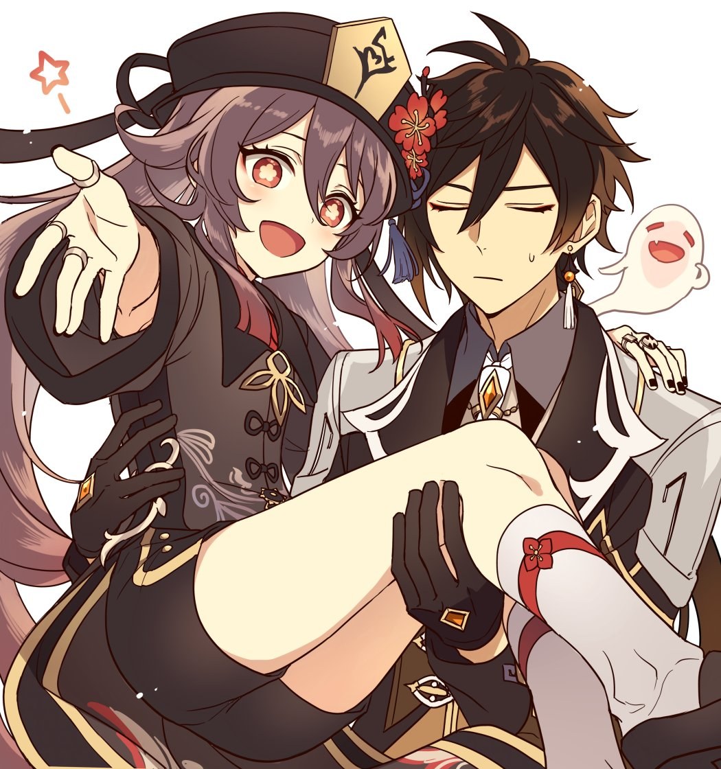 Hu Tao y Xiao Genshin