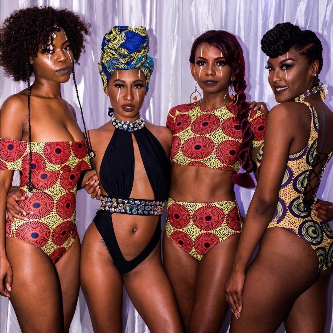 Chicas africanas sin ropa