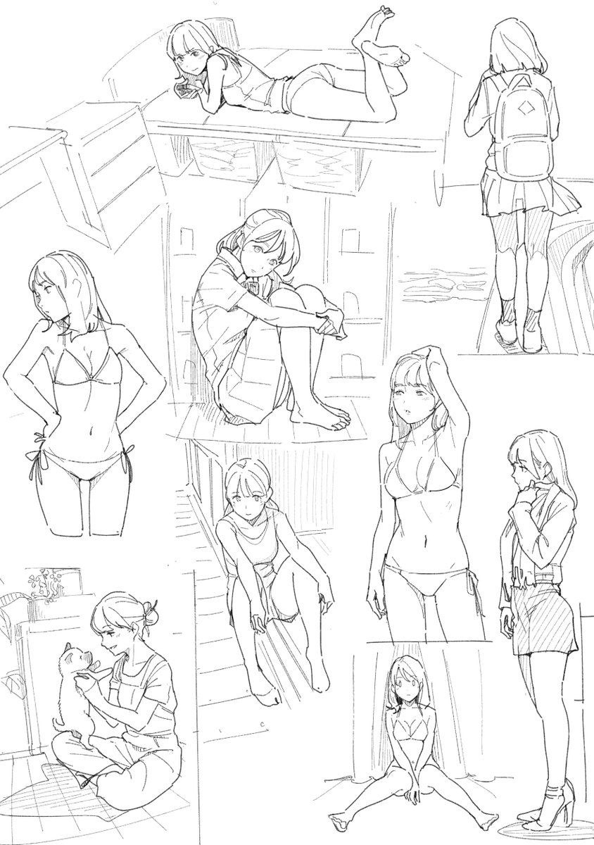 Poses de dibujo