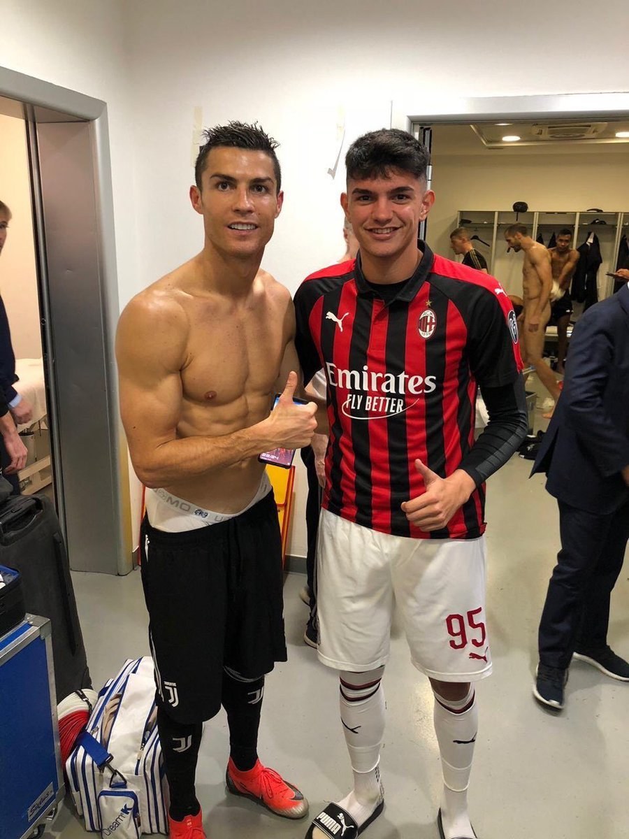 Kyellini y Cristiano Ronaldo