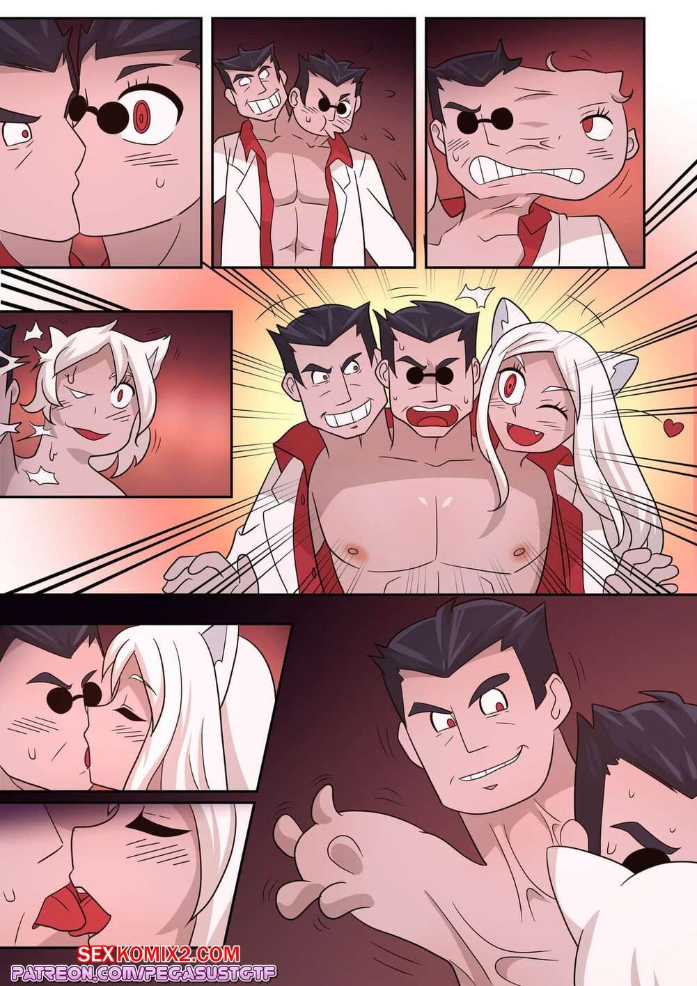 Cómic hentai sobrecargado