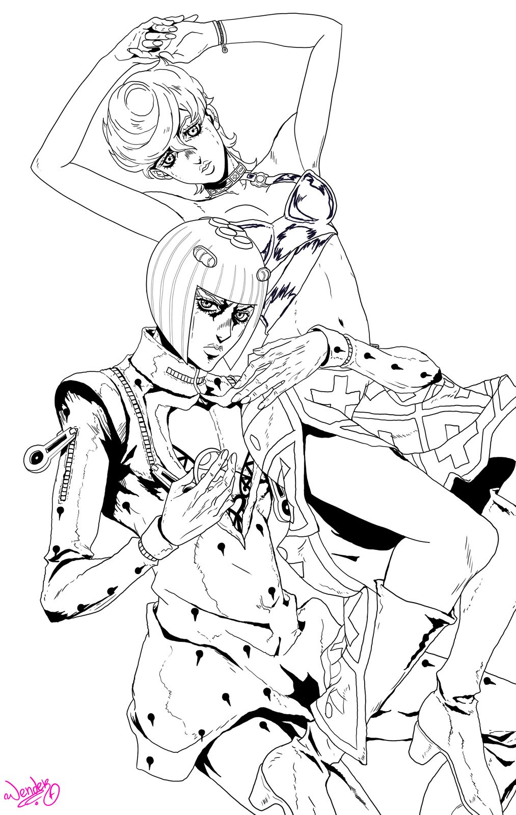 JoJo Hentai Bruno y Trish