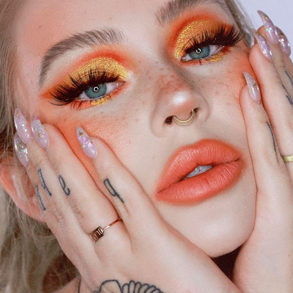 El maquillaje de verano es fantasía