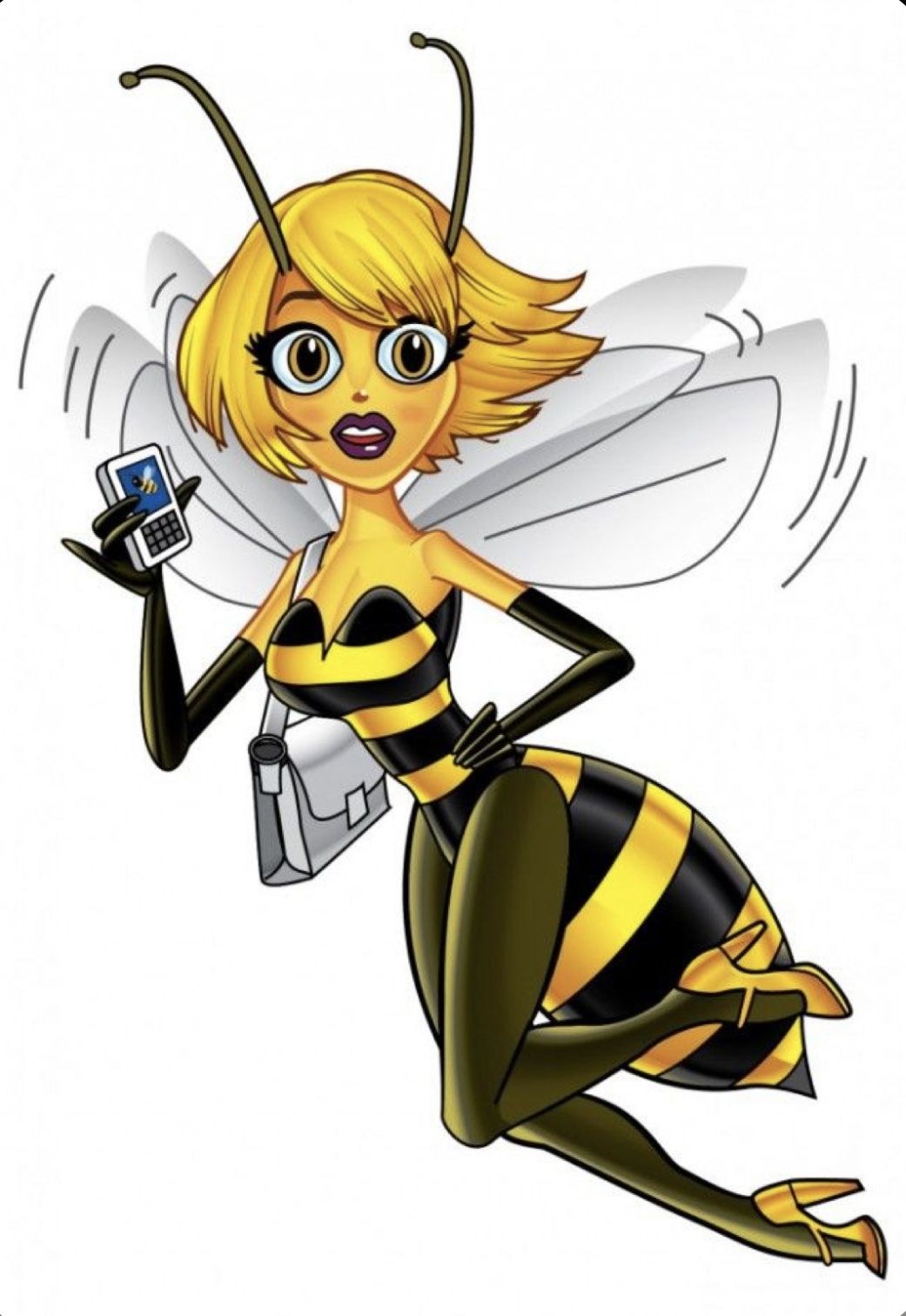 Hermosa abeja