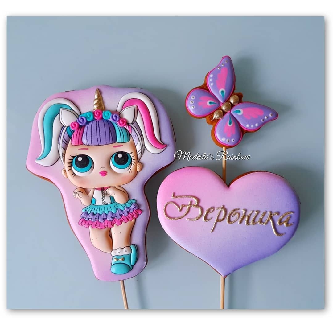 Pan de jengibre lol unicornio