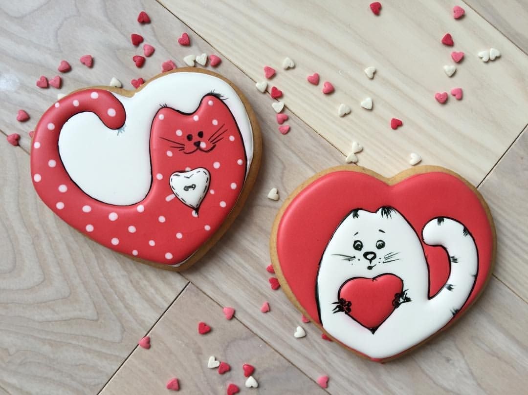 Corazón de forma de pan de jengibre