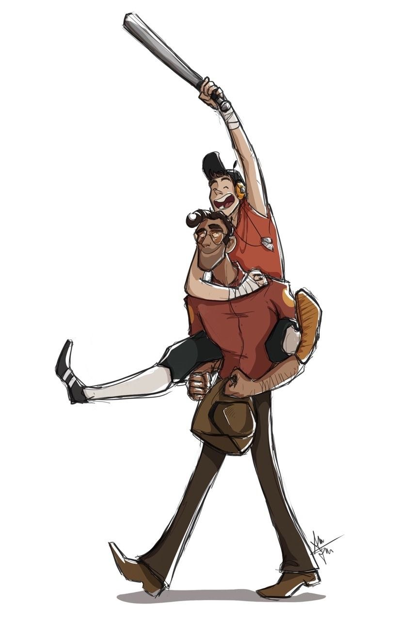 Sniper y Scout tf2