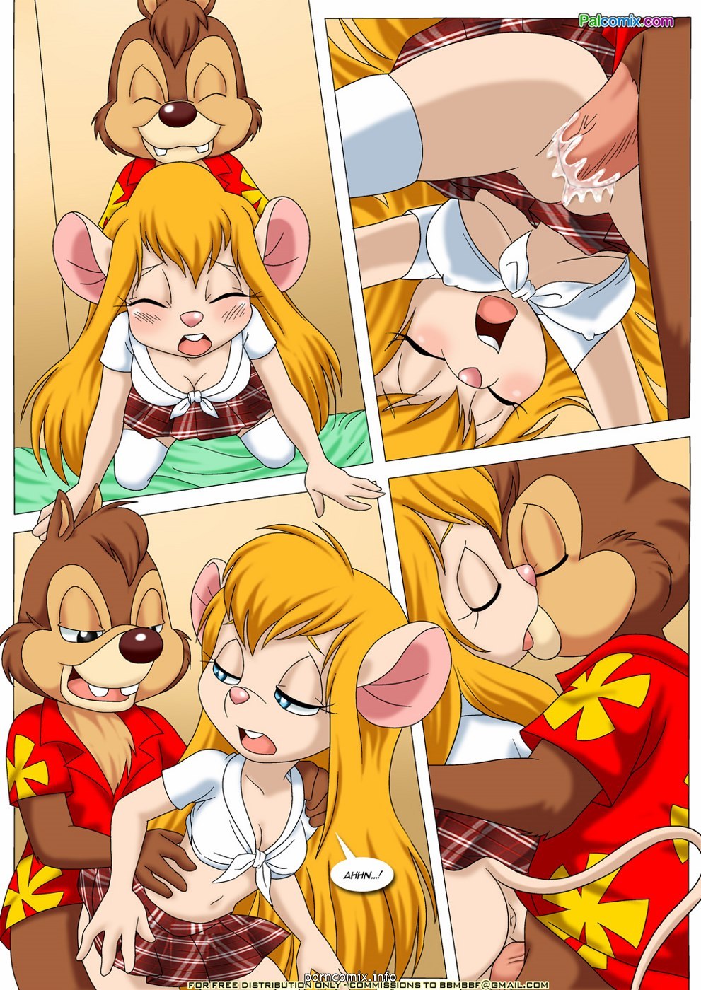 Nuez de Chip y Dale Hentai Comics