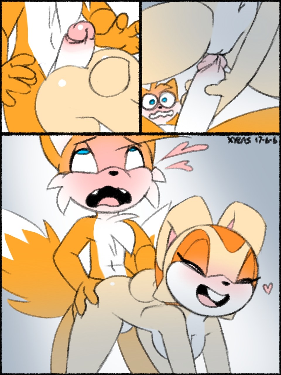 Vainilla el conejo hentai cómics