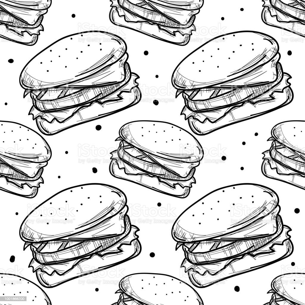 Hamburguesa desde arriba