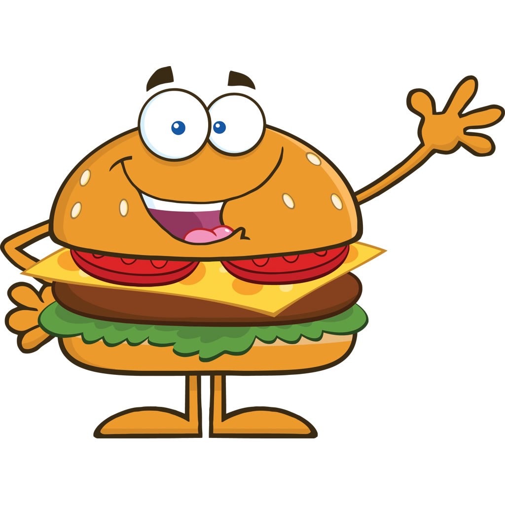 Vector de patrones de hamburguesas