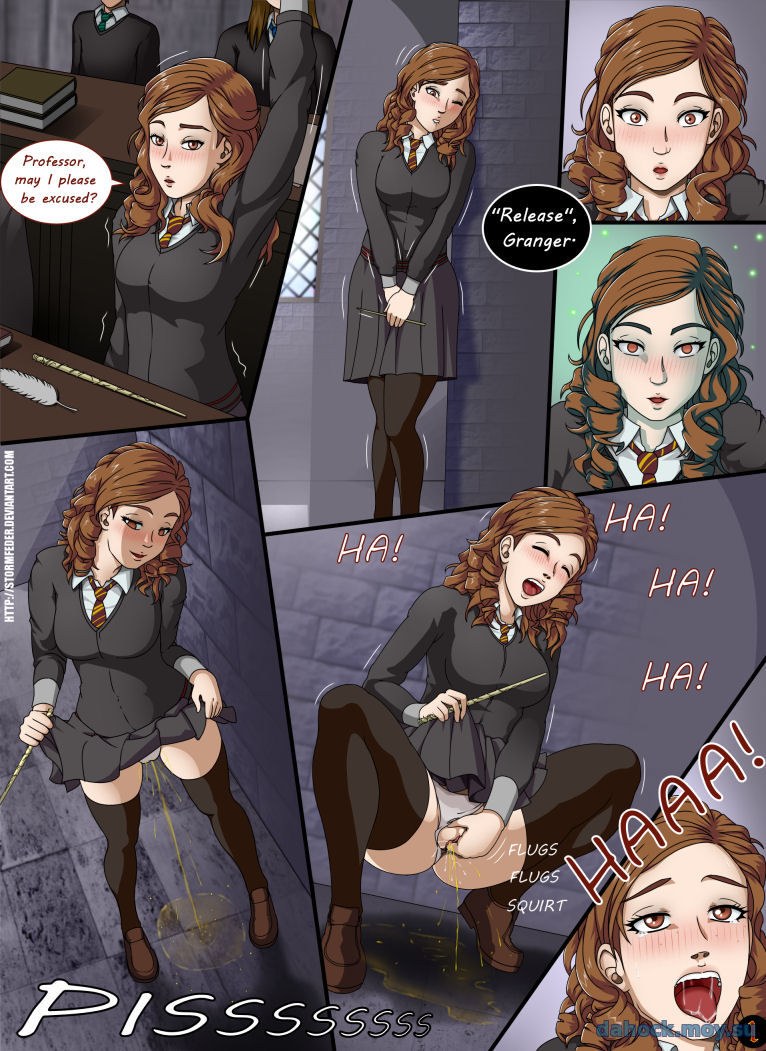 Castigo desnudo de Hermione Harry Comic Hermione