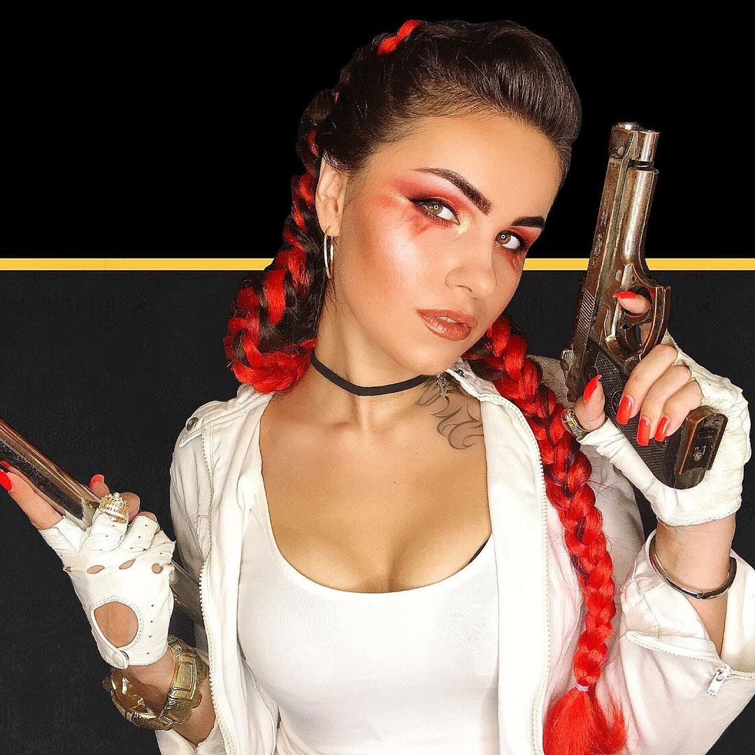 Cosplay erótico en una nuez