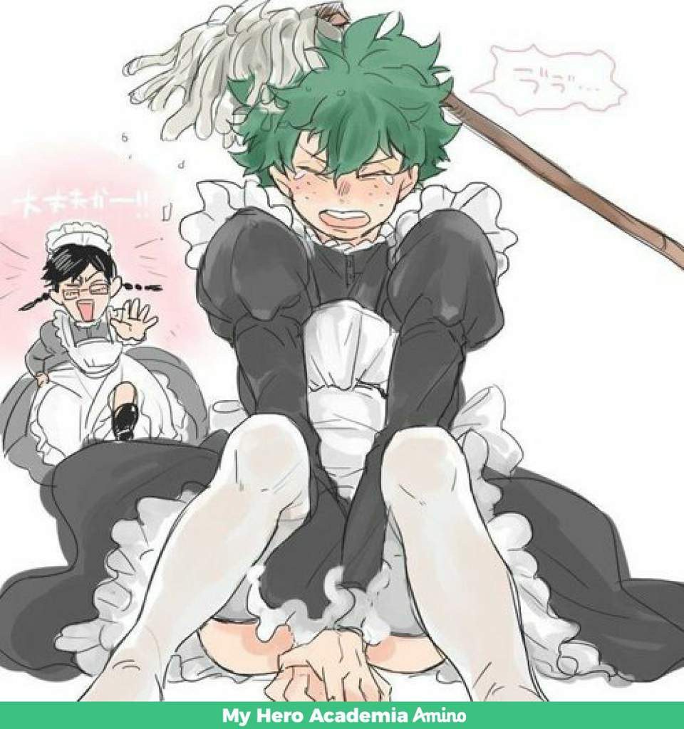 Midoria y Uraraka Hentai