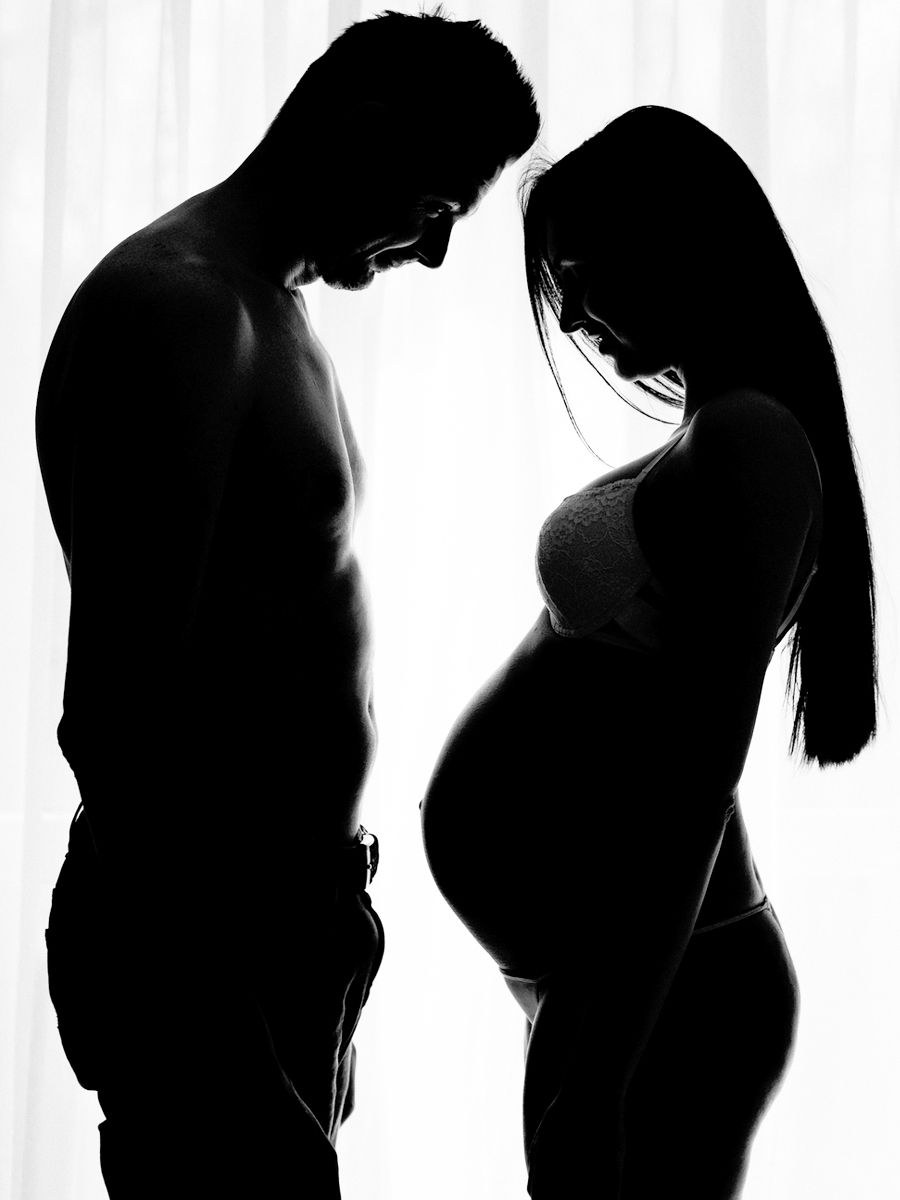 Bodiart en un abdomen embarazada