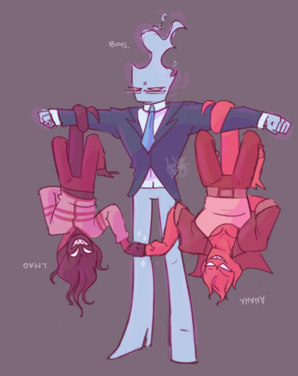 Agoti desnudo con un miembro de FNF