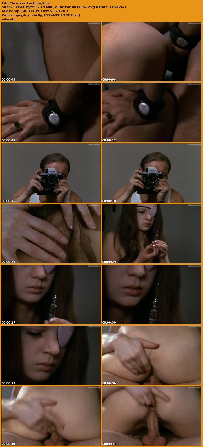 Thriller de escenas de sexo de Christina Lindberg: una imagen cruel