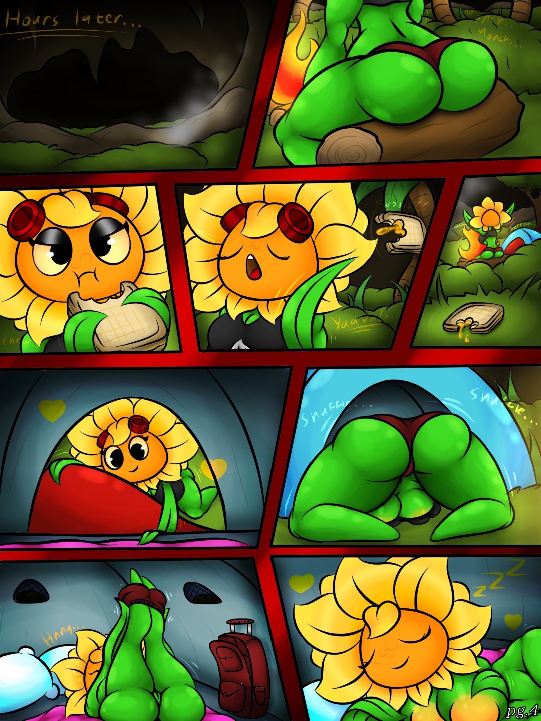Plantas hentai contra zombie héroes cómico