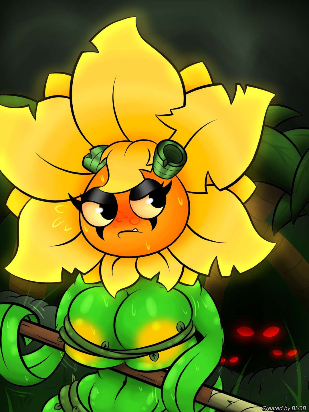 Plantas vs zombies regla34 tetas de girasol