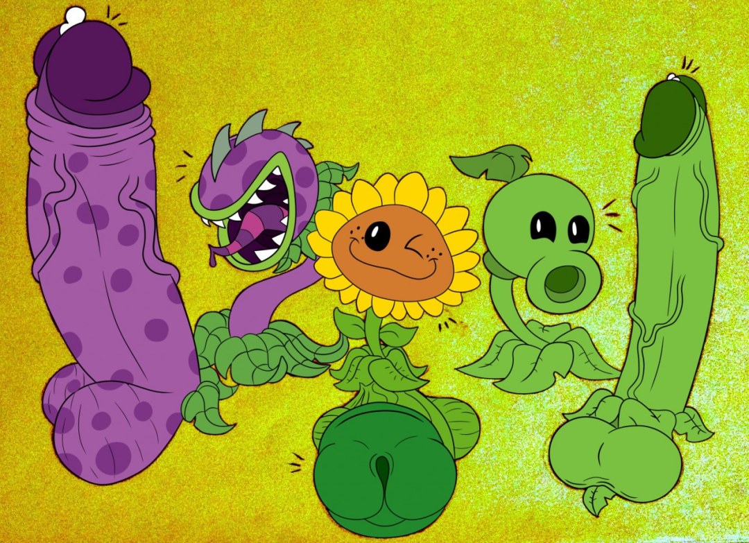 Plantas vs. Zombies chomper vore hentai