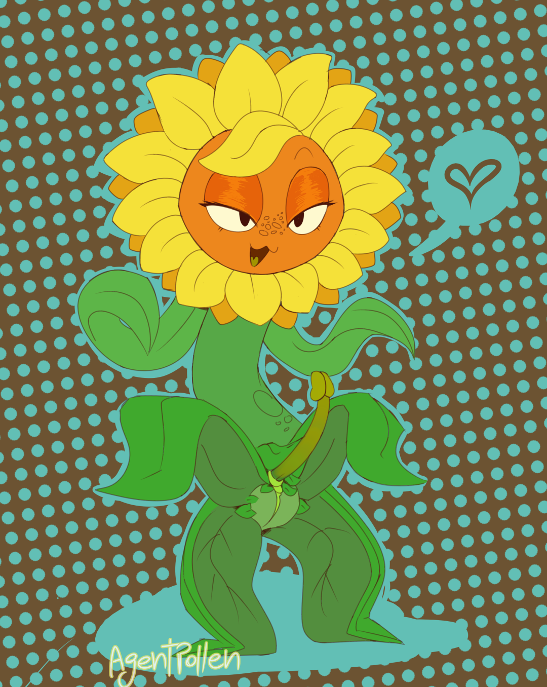 PVZ Heroes Solar Flare Sunflower