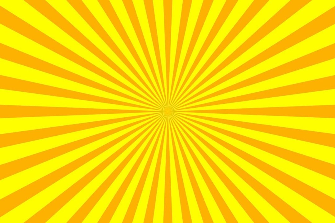 Fondo amarillo con rayos