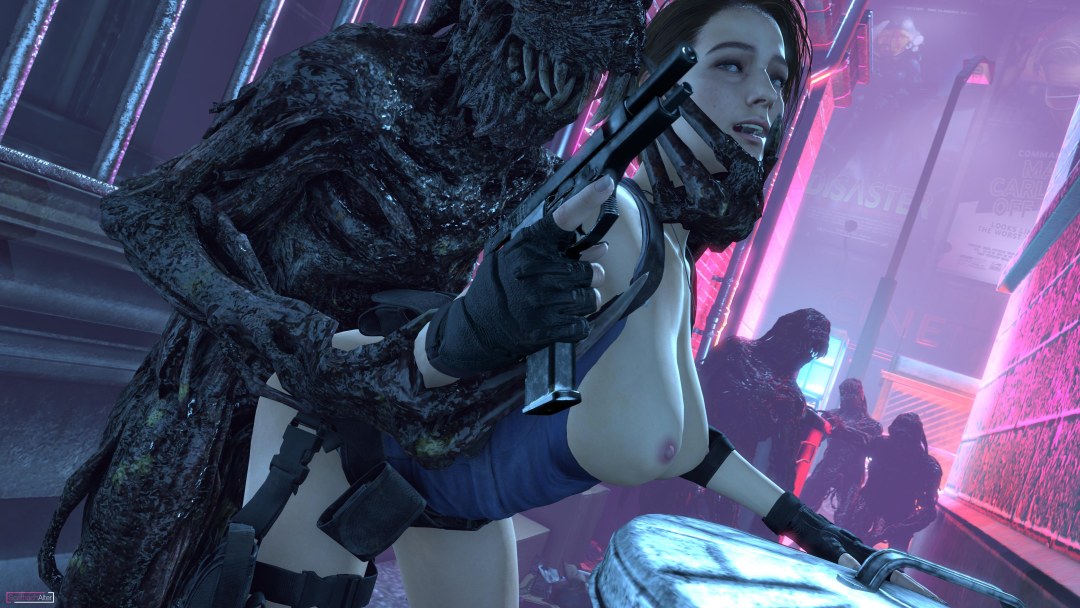 Jill Valentine Fashion XXX Sukkub