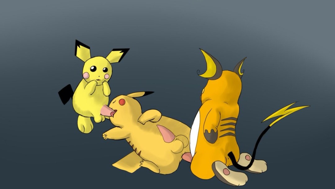 Pikachu Raich y Pich Hentai