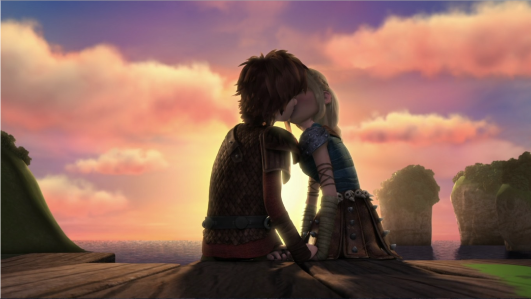Beso de icing y astrid