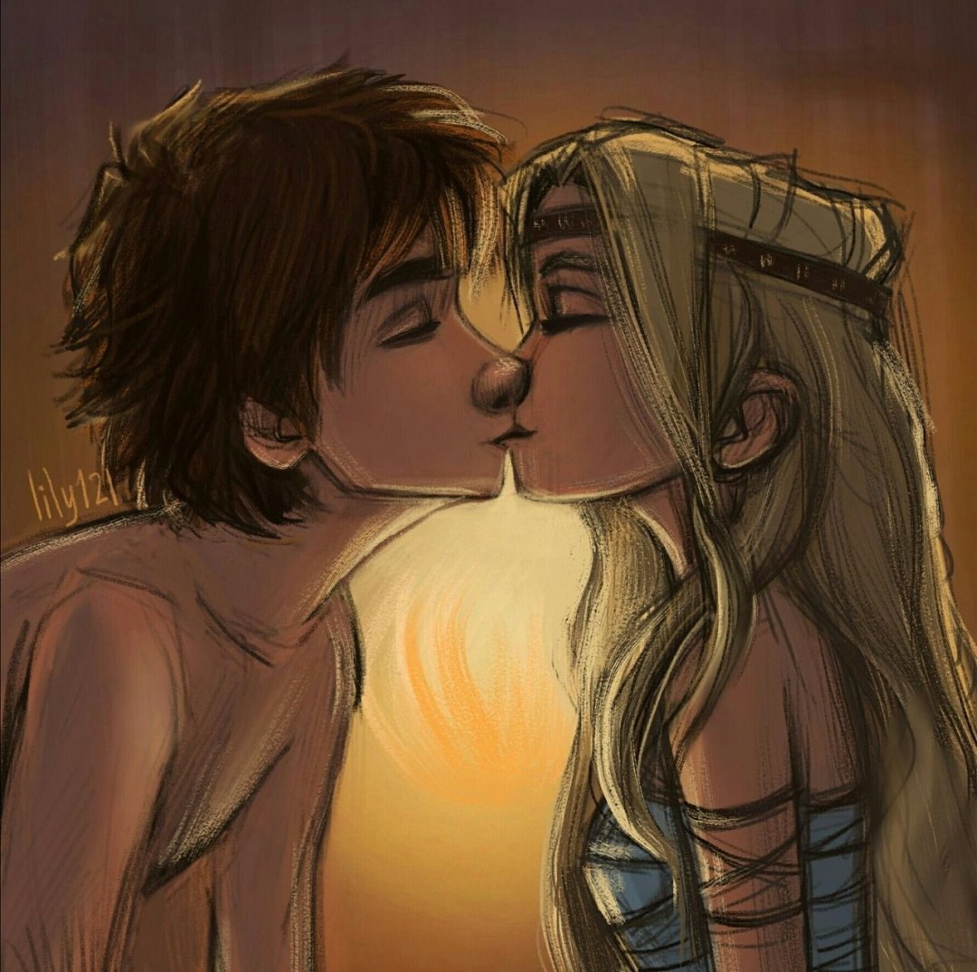 Beso de icing y astrid