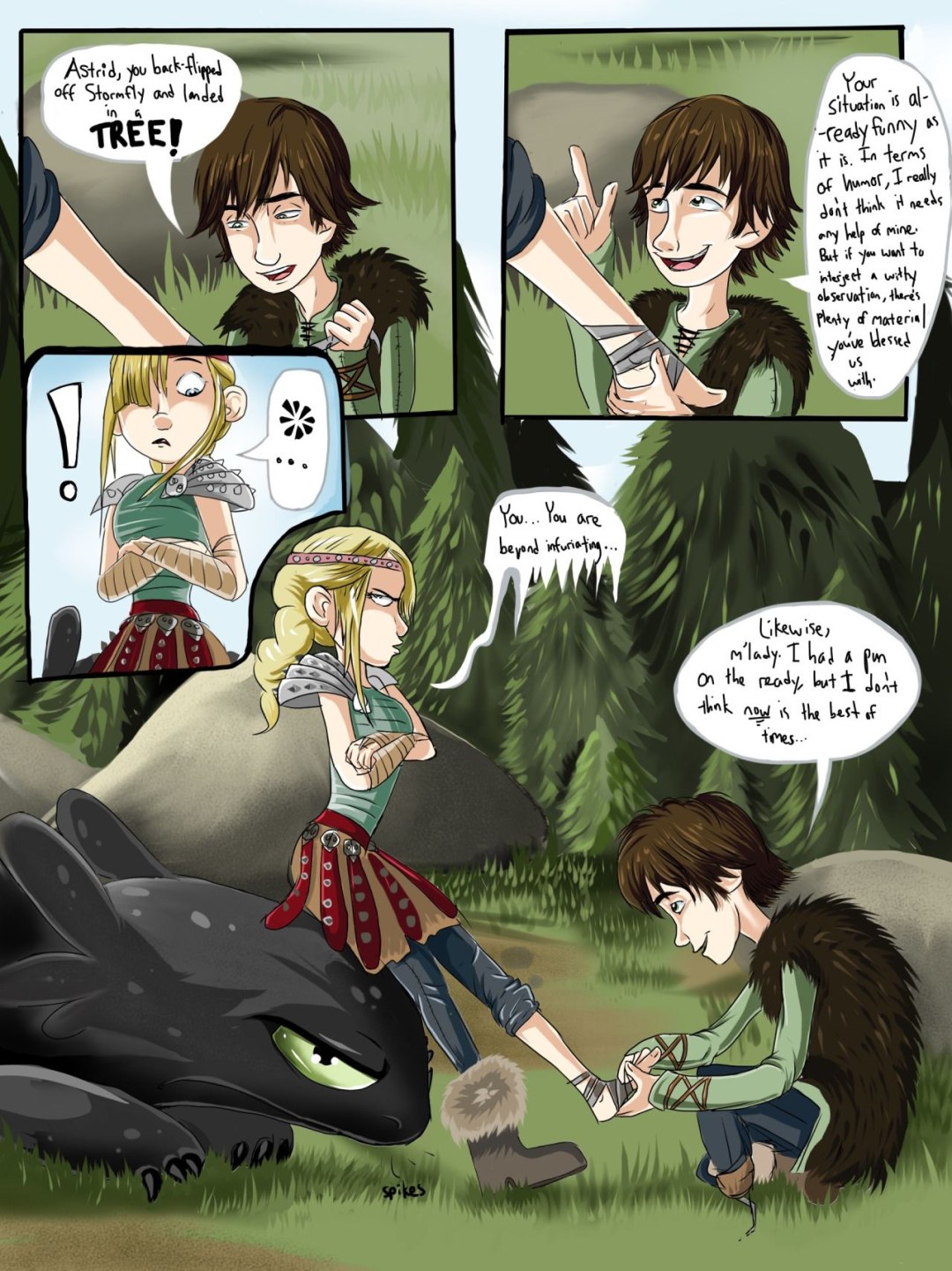 Cómo domar a un dragón cómics