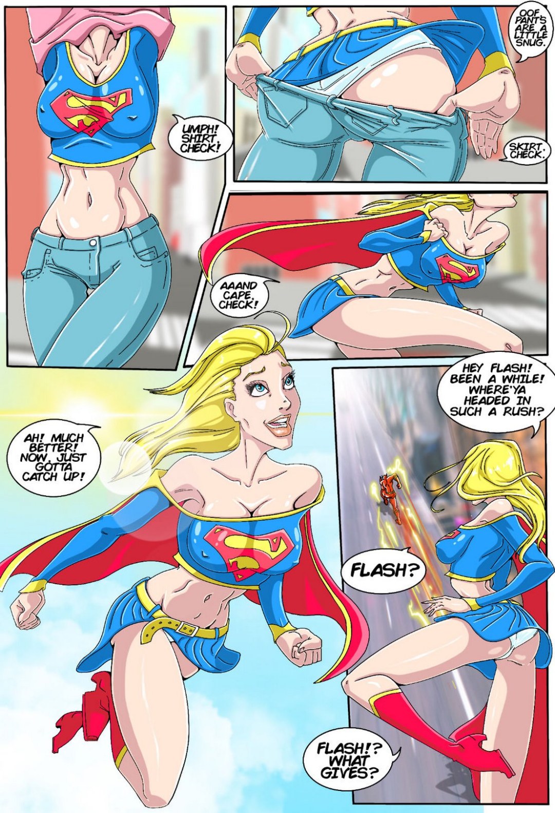 Power Gerl y Supergergian lesbian