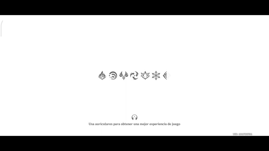 Pantalla de carga de Genshin