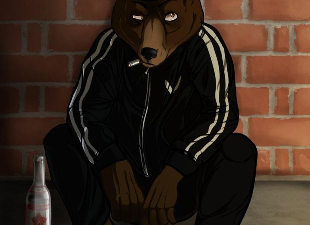 Caricatura de gopniks