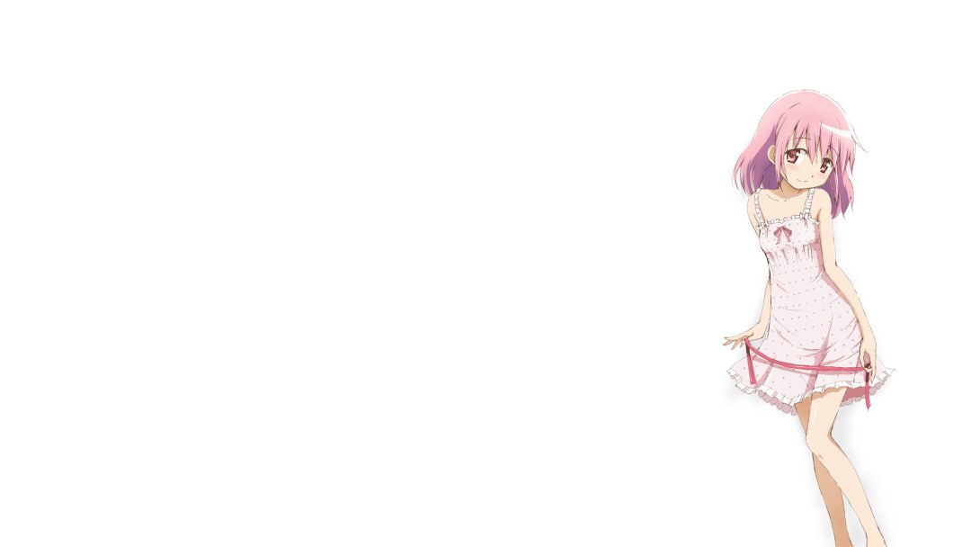 Papel tapiz de anime sobre un fondo blanco