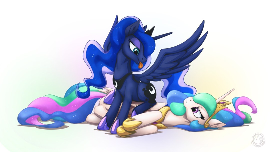 Princesa Celestia y Princess Luna Love