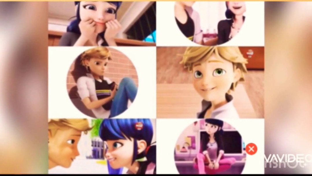 Muñecas de papel deambulando