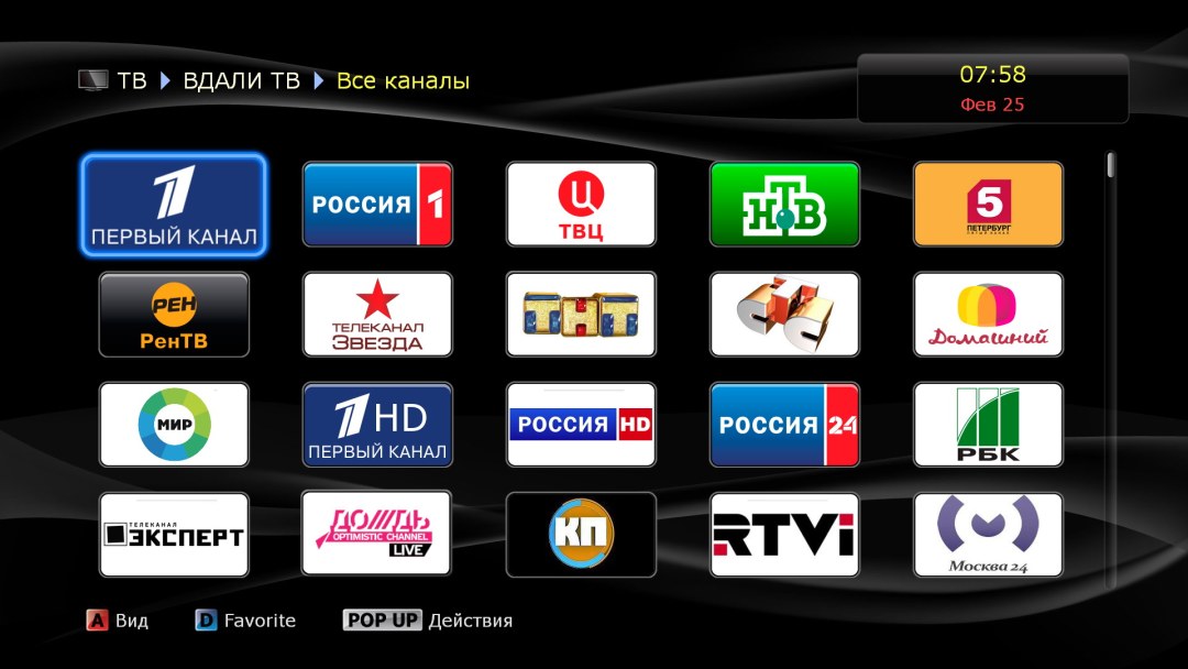 IPTV RUS Channels 2020