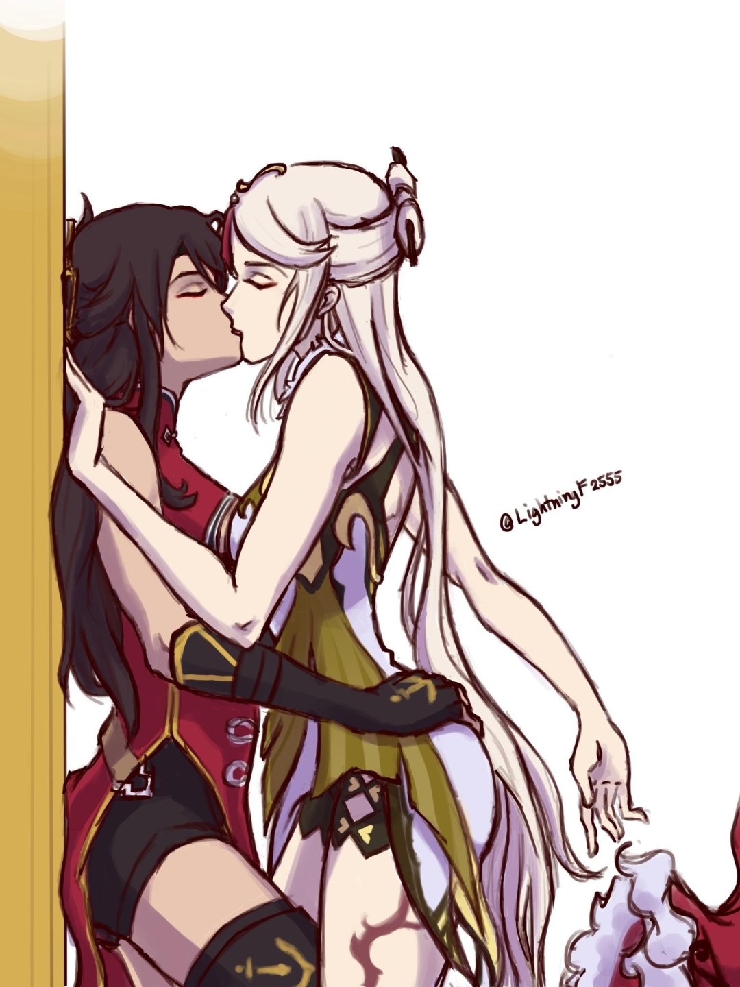 Beidou genshin yuri