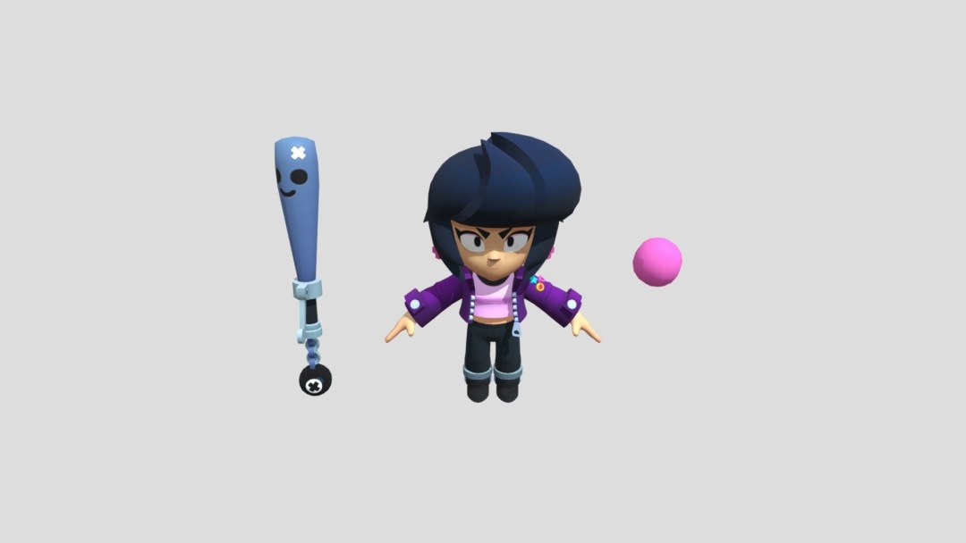 3 D Modelo Kolette Braval Stars