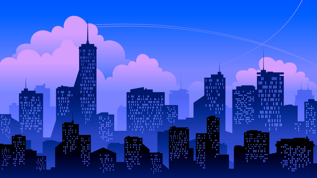 Ciudad de dibujos animados