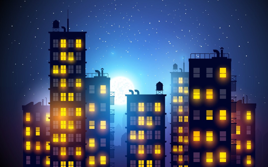 Ciudad de dibujos animados