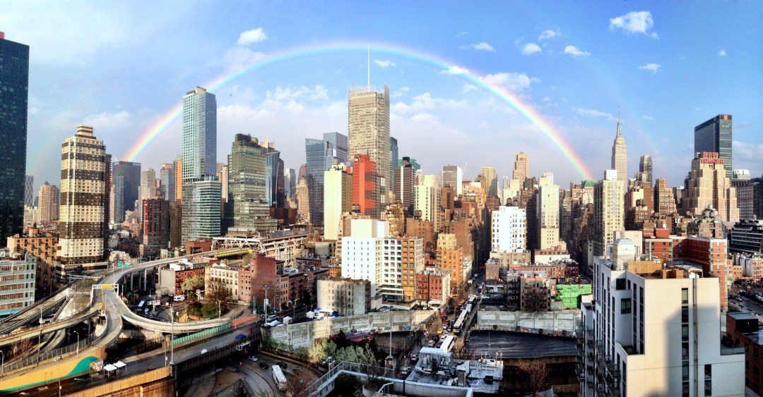 Hermoso panorama de la ciudad