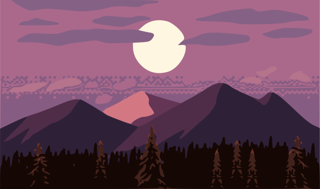 Paisaje de arte de píxeles