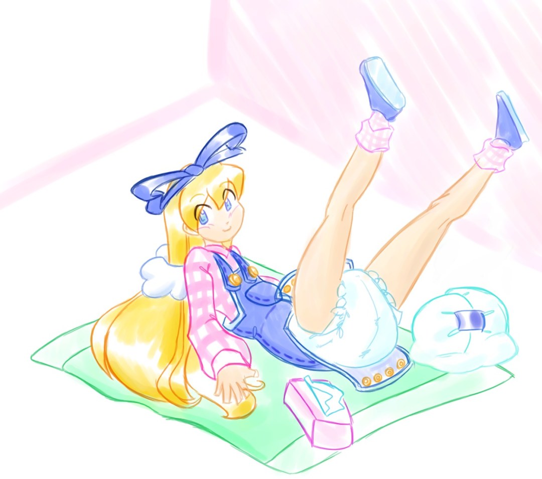 Cómic de anime de bebé desnudo